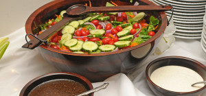 Salads are a simple and classic favorite at weddings or any event